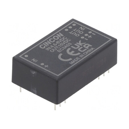 Convertor DC/DC 3W 4,5-6V la 15V 200mA DIP24 | Electronic-mag.ro | Componente Electronice