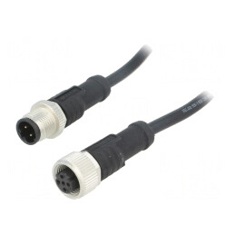 Cablu Senzori Automatizări 4PIN M12-M12 1m