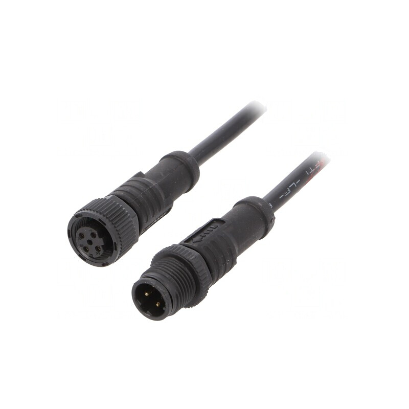 Cablu Senzori Automatizări 1m M12-M12 4 PIN | Electronic-mag.ro | Componente Electronice