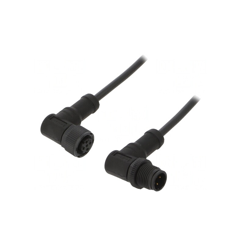 Cablu Senzori Automatizări 4 PIN M12-M12 1m | Electronic-mag.ro | Componente Electronice