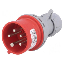 Mufă Alimentare AC Trifazată 16A 400VAC IP44 | Electronic-mag.ro | Componente Electronice
