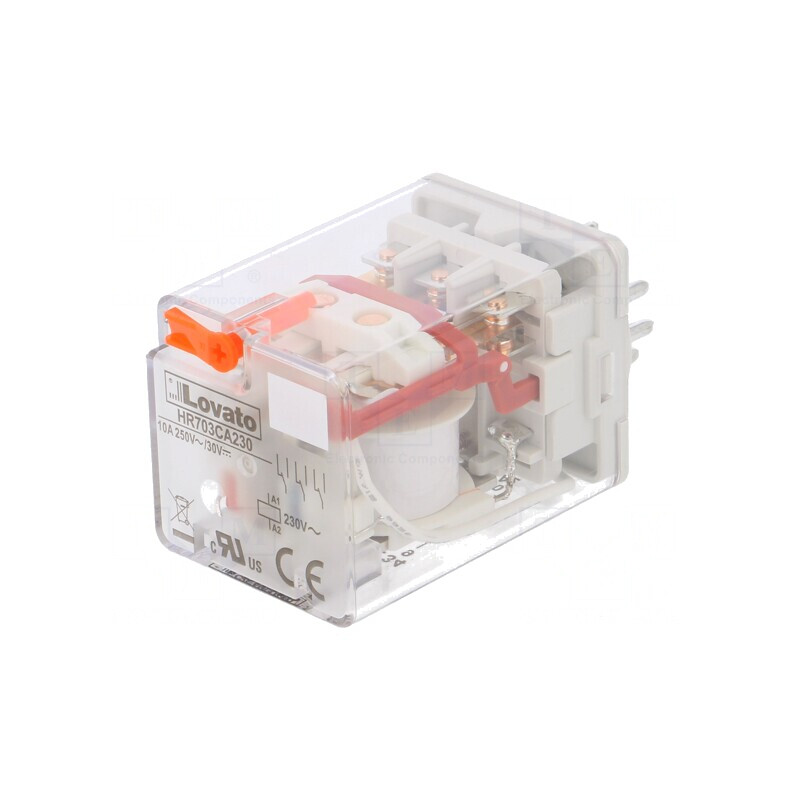 Releu electromagnetic 3PDT 230VAC 10A | Electronic-mag.ro | Componente Electronice Releu electromagnetic 3PDT 230VAC 10A | Electronic-mag.ro | Componente Electronice