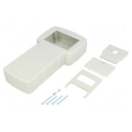 Carcasă pentru echipamente cu ecran 110x210x40.5mm | Electronic-mag.ro | Componente Electronice