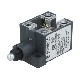Limitator Cursă Ax Metalic NC 10A 400VAC 250VDC x2 | Electronic-mag.ro | Componente Electronice
