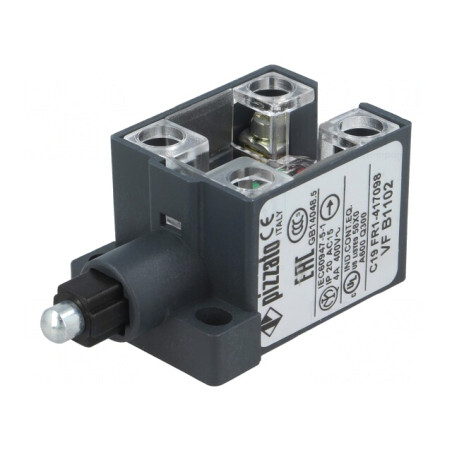 Limitator Cursă Ax Metalic NC 10A 400VAC 250VDC x2 | Electronic-mag.ro | Componente Electronice