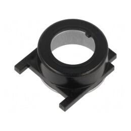 Suport buton 22mm Ø25mm parte frontală | Electronic-mag.ro | Componente Electronice