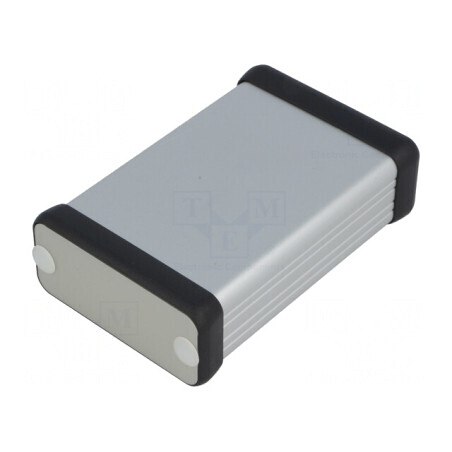 Carcasă aluminiu gri 54x80x23mm | Electronic-mag.ro | Componente Electronice