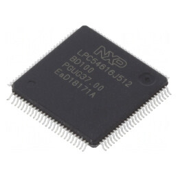 IC: microcontroler ARM | 128kBSRAM,512kBFLASH | LQFP100 | LPC54616J512BD100E