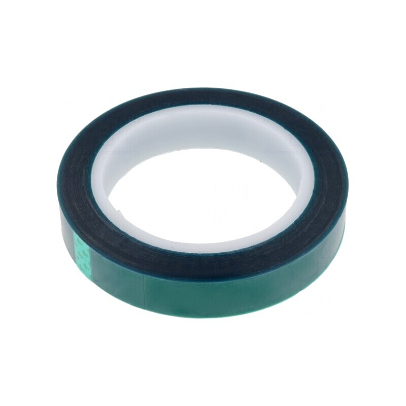 Bandă electroizolantă verde 19mm x 66m silicon | Electronic-mag.ro | Componente Electronice
