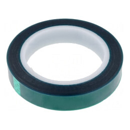 Bandă electroizolantă verde 19mm x 66m silicon | Electronic-mag.ro | Componente Electronice