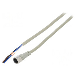 Cablu de conectare M12 4 PIN 3m Negru | Electronic-mag.ro | Componente Electronice