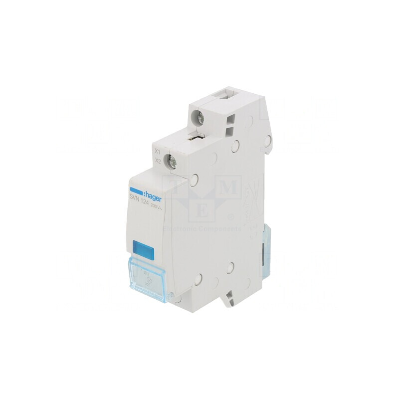 Lampă de control LED 230VAC pentru şină DIN albastru | Electronic-mag.ro | Componente Electronice