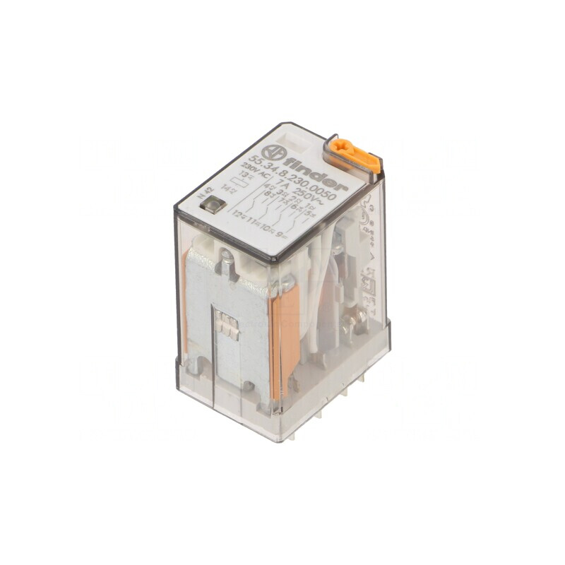 Releu Electromagnetic 4PDT 230VAC 15A | Electronic-mag.ro | Componente Electronice