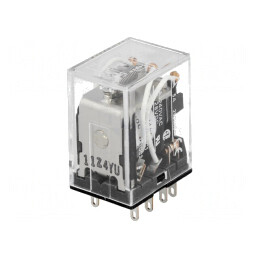 Releu Electromagnetic 3PDT 24VDC 5A | Electronic-mag.ro | Componente Electronice