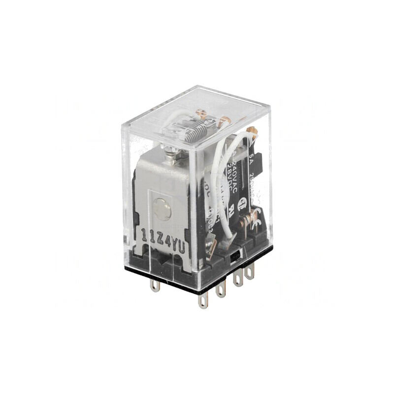 Releu Electromagnetic 3PDT 24VDC 5A | Electronic-mag.ro | Componente Electronice