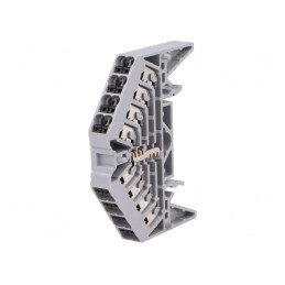 Conector de Șine 1,5mm2 16 Borne Gri TS35 x 15 | Electronic-mag.ro | Componente Electronice