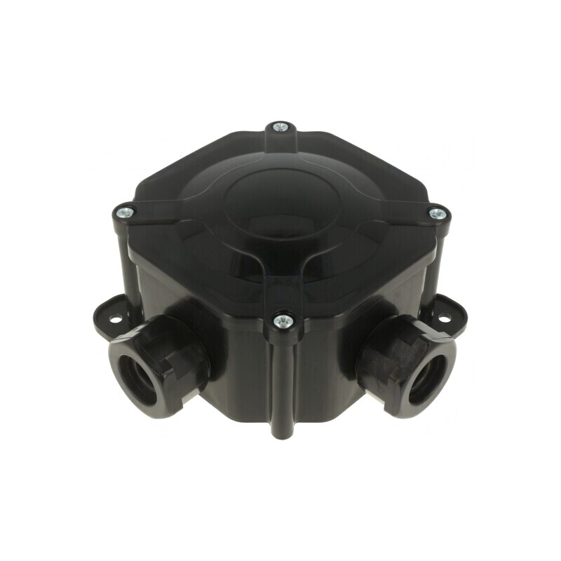 Cutie de conexiuni IP67 cu presgarnitură neagră | Electronic-mag.ro | Componente Electronice