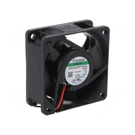 Ventilator axial 24V 60x60x25mm 67,95m3/h 45dBA | Electronic-mag.ro | Componente Electronice