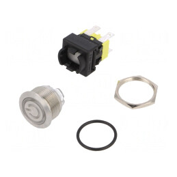 Comutator anti-vandalism DPDT 16A IP65 ON-OFF | Electronic-mag.ro | Componente Electronice
