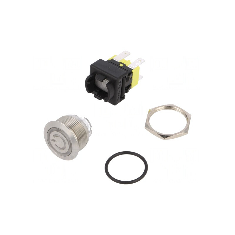 Comutator anti-vandalism DPDT 16A IP65 ON-OFF | Electronic-mag.ro | Componente Electronice