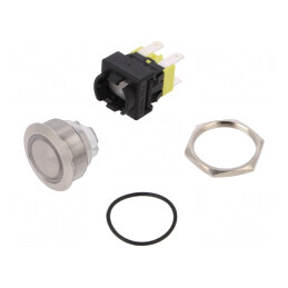 Comutator Anti-Vandalism DPDT 16A 250VAC IP65 ON-OFF | Electronic-mag.ro | Componente Electronice