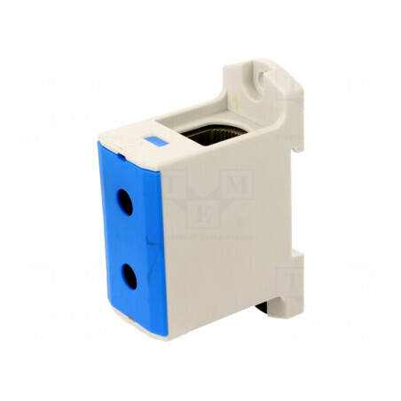Conector Șine 25-150mm2 2 Borne Albastru | Electronic-mag.ro | Componente Electronice