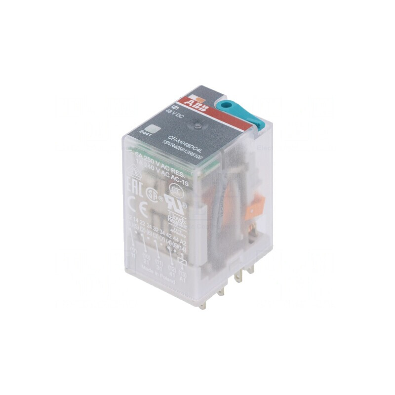 Releu Electromagnetic 4PDT 48VDC 6A | Electronic-mag.ro | Componente Electronice Releu Electromagnetic 4PDT 48VDC 6A | Electronic-mag.ro | Componente Electronice