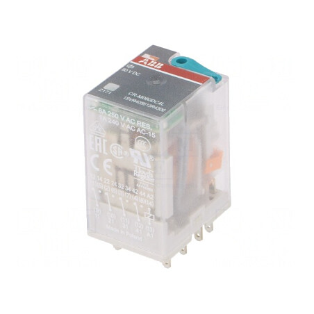 Releu electromagnetic 4PDT 60VDC 6A | Electronic-mag.ro | Componente Electronice