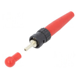 Conector fibră optică ST crimpat pe cablu | Electronic-mag.ro | Componente Electronice
