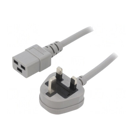 Cablu Alimentare 5m Gri 3x1,5mm2 13A | Electronic-mag.ro | Componente Electronice