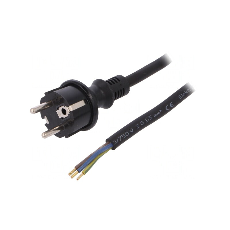Cablu Electric SCHUKO 3x1,5mm2 cu Mufă Gumă | Electronic-mag.ro | Componente Electronice Cablu Electric SCHUKO 3x1,5mm2 cu Mufă Gumă | Electronic-mag.ro | Componente Electronice