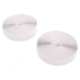 Bandă arici albă 25mm x 5m | Electronic-mag.ro | Componente Electronice