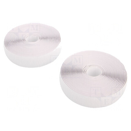 Bandă arici albă 25mm x 5m | Electronic-mag.ro | Componente Electronice