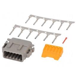 Conector cablu-cablu DTM mamă PIN 12 crimpat | Electronic-mag.ro | Componente Electronice