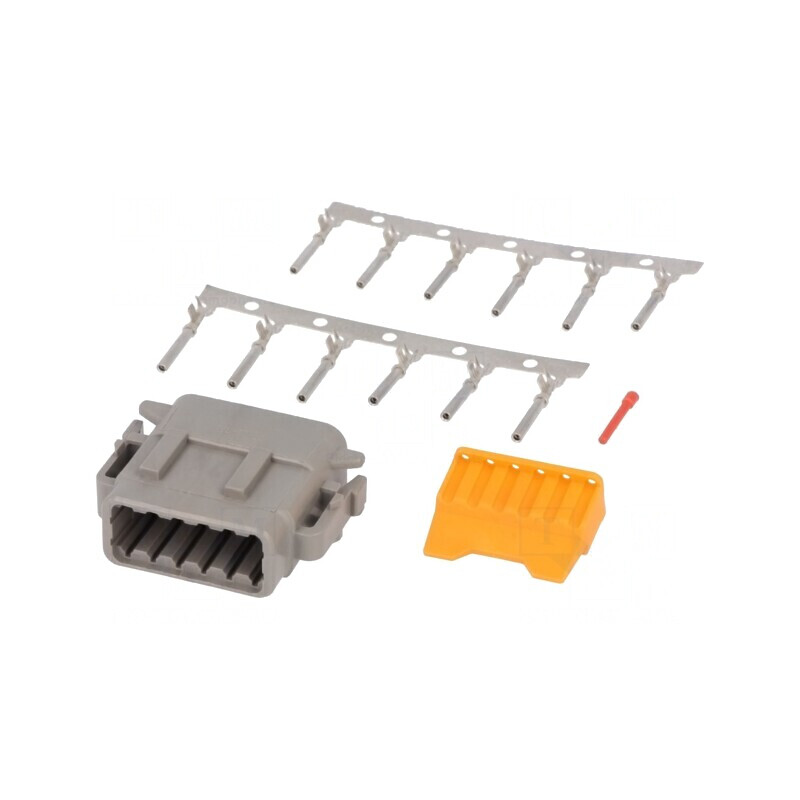 Conector cablu-cablu DTM mamă PIN 12 crimpat | Electronic-mag.ro | Componente Electronice