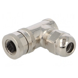 Mufă M12 5 PIN Mamă Profibus IP67 60V 4A | Electronic-mag.ro | Componente Electronice