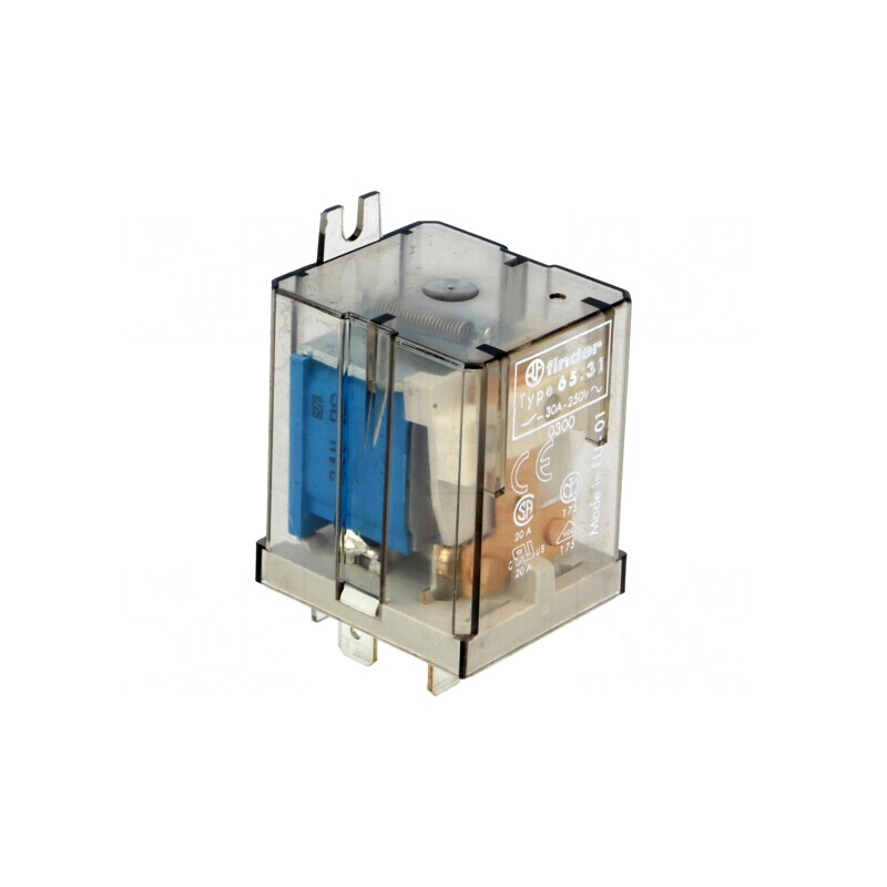 Releu Electromagnetic SPST-NO 24VDC 30A 250VAC | Electronic-mag.ro | Componente Electronice