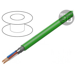 Cablu Ethernet Industrial PROFINET 5e 1x4x22AWG | Electronic-mag.ro | Componente Electronice