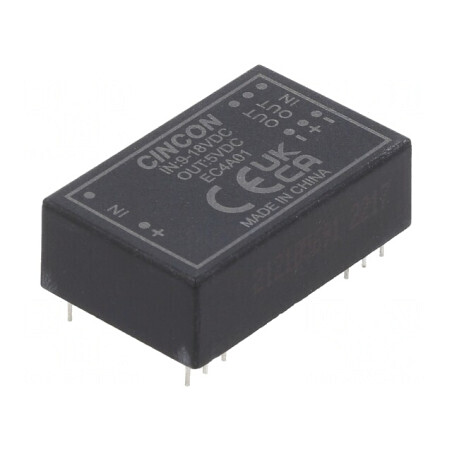 Convertor DC/DC 5/6W 9-18V la 5V 1A DIP24 EC4A01 | Electronic-mag.ro | Componente Electronice