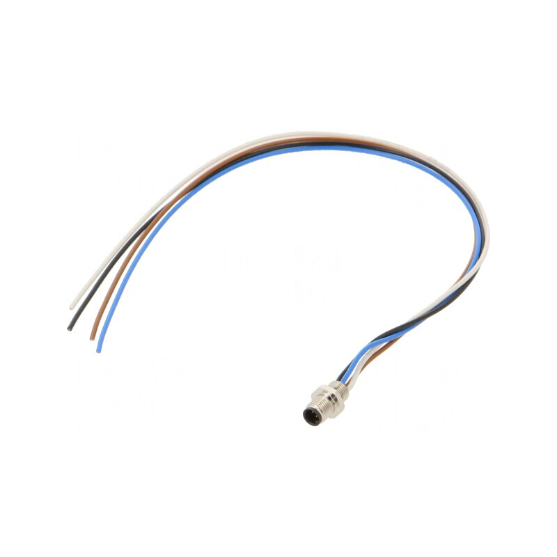 Conector M5 Tată 4 Pini Aurit IP67 | Electronic-mag.ro | Componente Electronice