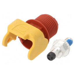 Soclu alimentare DC Han S 120 tată 1 pin rotativ | Electronic-mag.ro | Componente Electronice