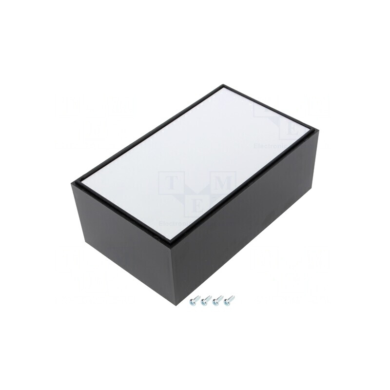 Carcasă universală neagră 96x160x63mm ABS | Electronic-mag.ro | Componente Electronice