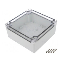 Carcasă Universală 135x135x60 mm cu Bucșă din Alamă | Electronic-mag.ro | Componente Electronice