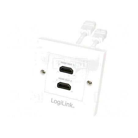 Soclu de Perete Alb HDMI x4 | Electronic-mag.ro | Componente Electronice