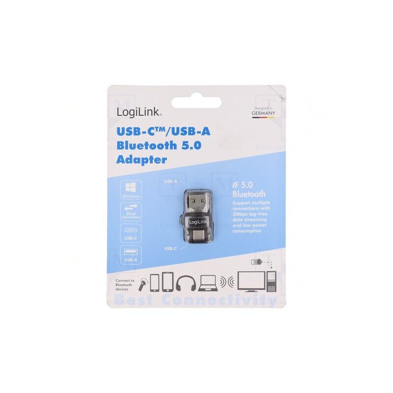 Adaptor Bluetooth 5.0 USB A/USB C 10m | Electronic-mag.ro | Componente Electronice
