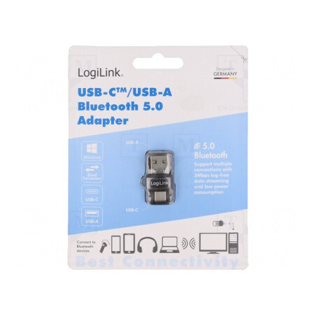 Adaptor Bluetooth 5.0 USB A/USB C 10m | Electronic-mag.ro | Componente Electronice