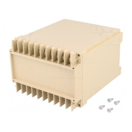 Carcasă pentru Șină DIN ABS 70mm x 100mm x 112.6mm CP-23-3 | Electronic-mag.ro | Componente Electronice