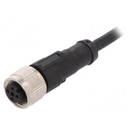Cablu Conectare M12 4PIN 2m PVC 250VAC 4A | Electronic-mag.ro | Componente Electronice