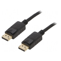 Cablu DisplayPort 1.2 5m Negru Cupru | Electronic-mag.ro | Componente Electronice
