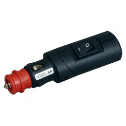 Mufă brichetă auto cu şurub 8A 12-24V | Electronic-mag.ro | Componente Electronice